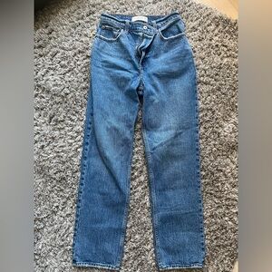 Abercrombie & Fitch high rise jeans, fits like a 24 or 25